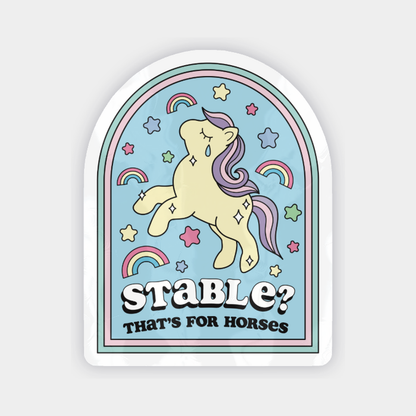 Stable Horse Sticker
