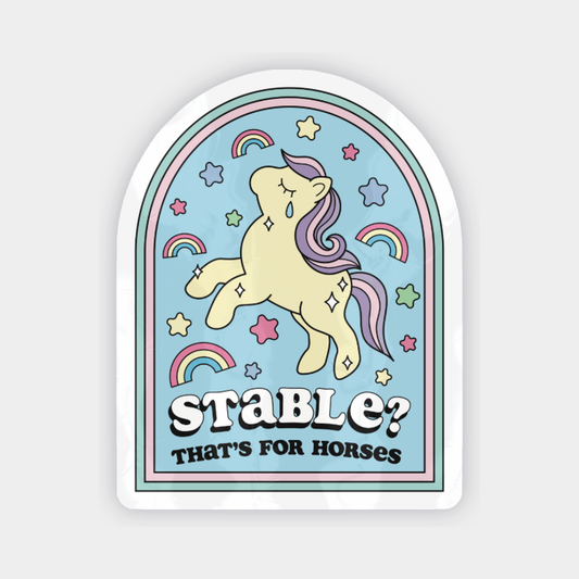 Stable Horse Sticker